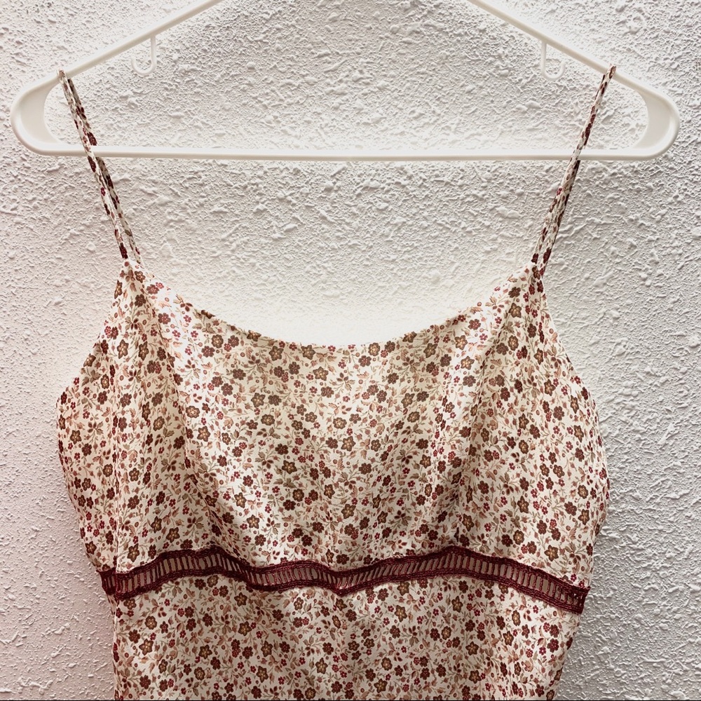 Alyn Paige floral dress